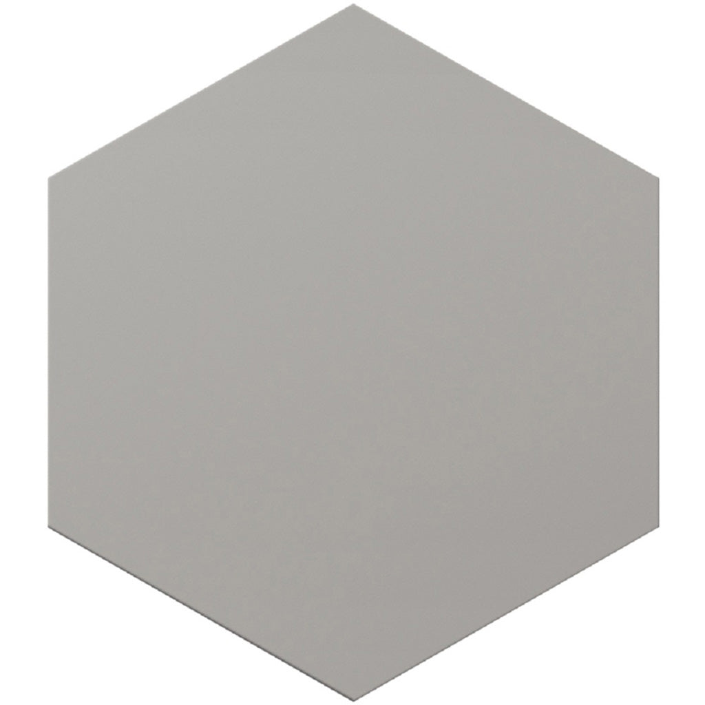 Dark Gray 8 x 9 Matte Porcelain Hexagon Tile