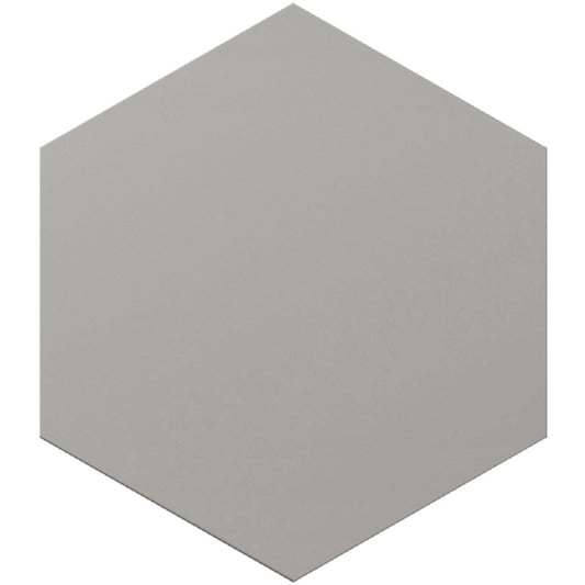 Dark Gray 8 x 9 Matte Porcelain Hexagon Tile - Sample