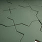 Sage Green 7" and 5" Matte Porcelain Star and Cross Tile