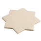 Ecru Taupe 7" and  5" Matte Porcelain Star and Cross Tile