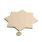 Ecru Taupe 7 x 7 Matte Porcelain Star Tile - Sample