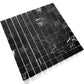 Black 12 x 12 Polished Nero Marquina Mosaic Tile