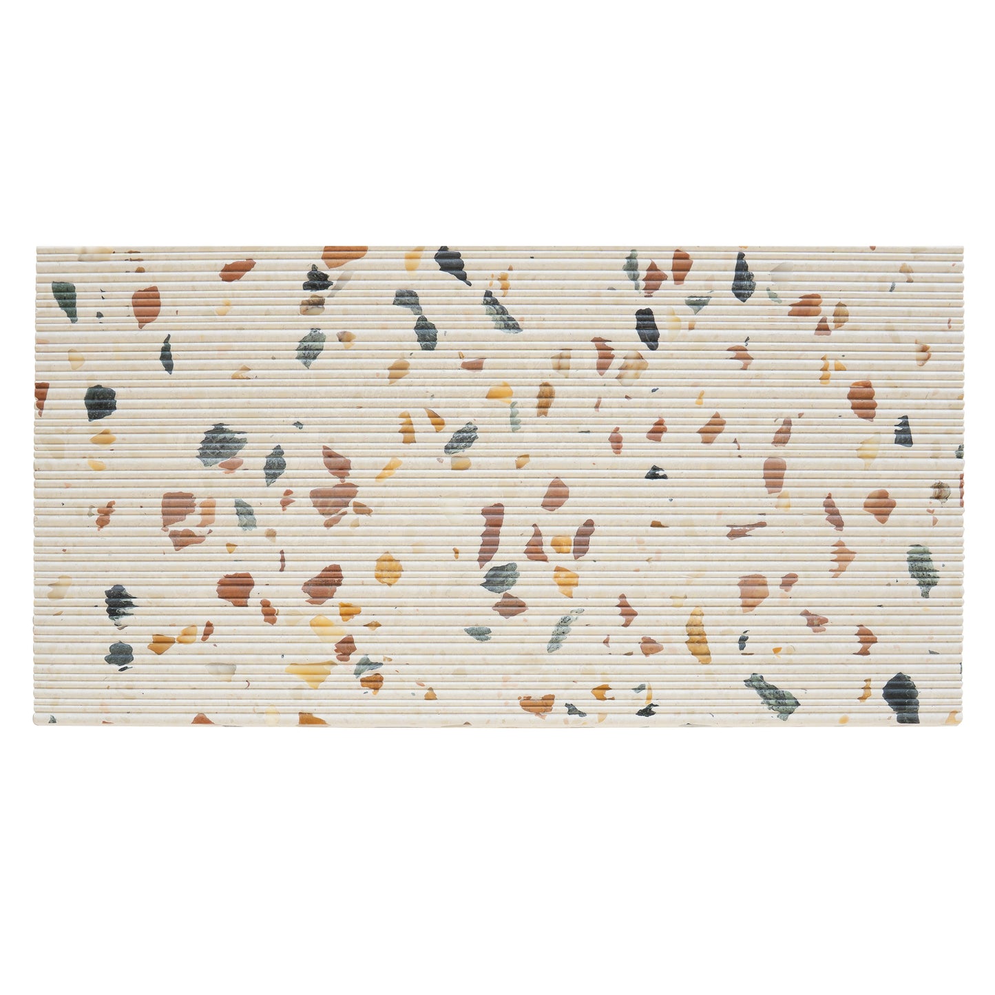 Beige 12x24 Textured Terrazzo Large Tile