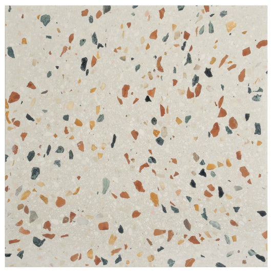 Beige Gold 24 x 24 Honed Terrazzo Large Tile - Sample