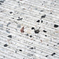 White 12x24 Fluted Terrazzo Large Tile - Sample