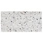 White 12x24 Fluted Terrazzo Large Tile