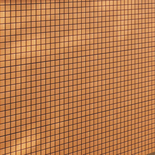 Orange 12 x 12 Matte Glass Mosaic Tile