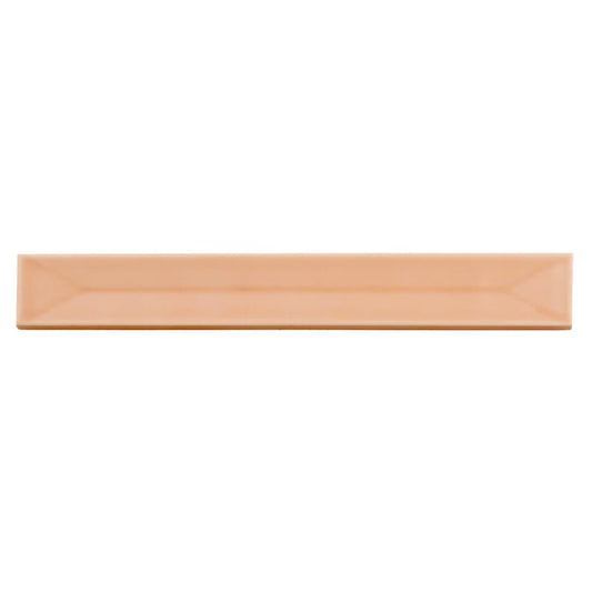 Powder Pink 2 x 16 Glossy Ceramic Deco Subway Tile