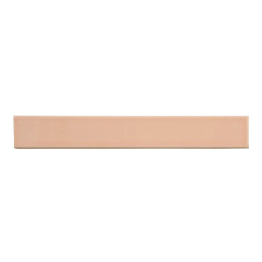 Powder Pink 2 x 16 Glossy Ceramic Subway Tile