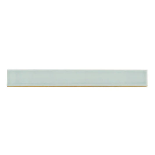 Pastel light Blue 2 x 16 Glossy Ceramic Subway Tile