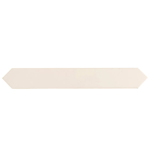Pearl White 3 x 12 Glossy Porcelain Picket Tile - Sample