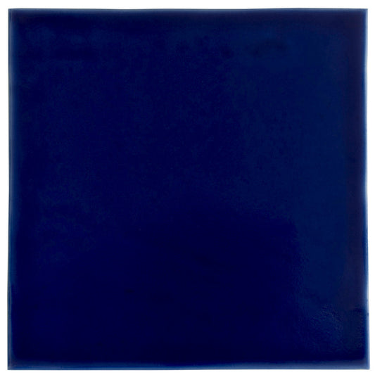 Royal Blue 6 x 6 Glossy Porcelain Tile - Sample
