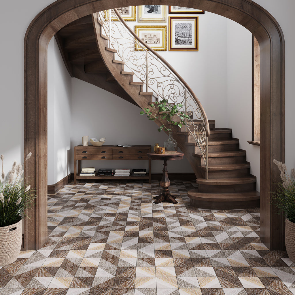 Brown 6 x 6 Matte Porcelain Square Tile