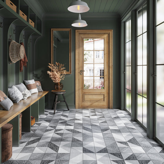 Gray 6 x 6 Matte Porcelain Square Tile - Sample