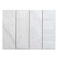 White 4 x 13 Matte Porcelain Subway Tile