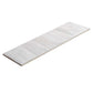 White 4 x 13 Matte Porcelain Subway Tile