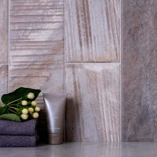 Light Brown 4 x 13 Matte Porcelain Subway Tile - Sample