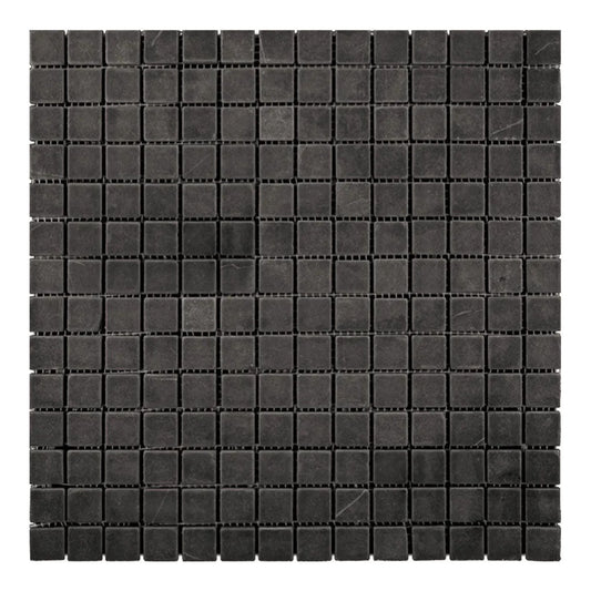 Charcoal Black 12 x 12 Honed Marble Mosaic Tile - Sample