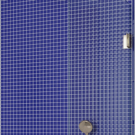 Cobalt Blue 12 x 12 Glossy Square Glass Mosaic Tile