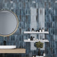 Spruce Blue 2.5 x 8 Glossy Ceramic Subway Deco Tile