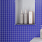 Cobalt Blue 12 x 12 Matte Glass Mosaic Tile