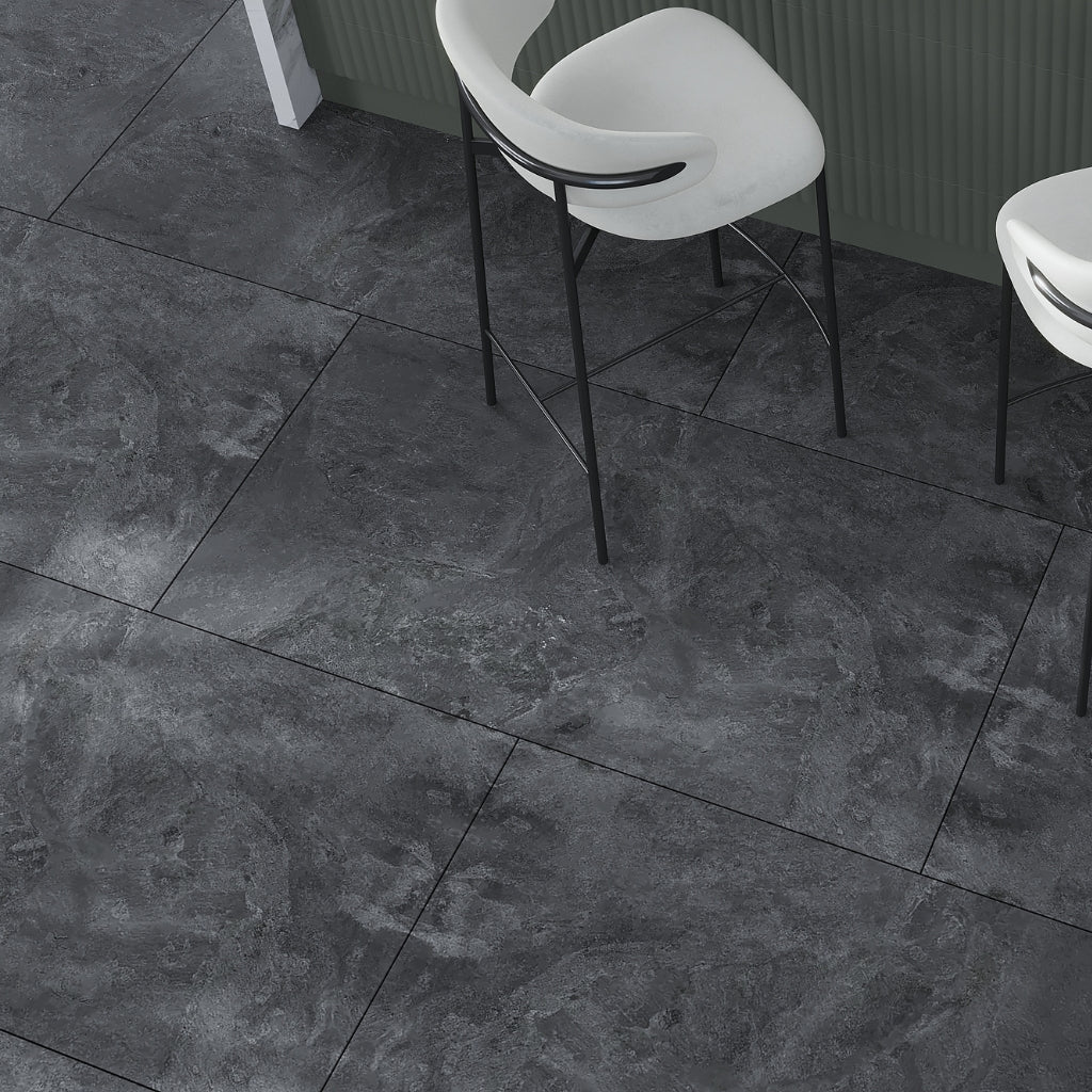 Slate Black 24 x 48 Matte Porcelain Large Tile