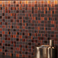 Bronze 11 x 11 Glossy, Matte Glass Mosaic Tile