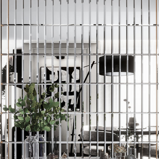 Clear Glass 3 x 12 Polished Glass Subway Tile