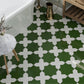 Pearl White 7 x 7 Glossy Porcelain Cross Tile
