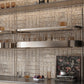 Ivory White with Copper flecks 3x12 Glossy Shell, Terrazzo Elongated Subway Tile