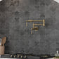 Black 5 x 5 Ceramic Matte Cross Tile