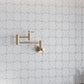 White 5 x 5 Matte Ceramic Star Tile