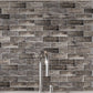 Brown 12 x 12 Glossy Glass Mosaic Tile