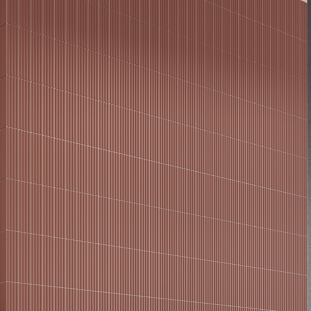 Red 2 x 8 Matte Ceramic Subway Deco Tile