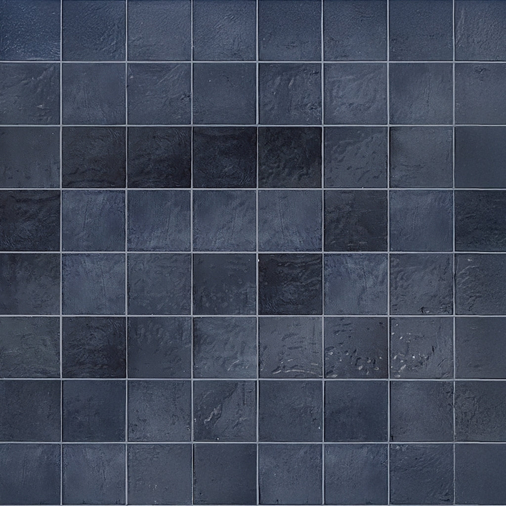 Dark Blue 5 x 5 Glossy Ceramic Square Tile
