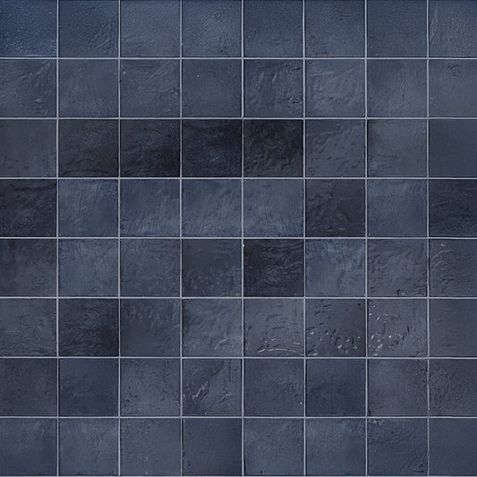 Dark Blue 5 x 5 Glossy Ceramic Square Tile