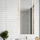 White 4 x 12 Polished Ceramic Subway Tile