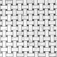 White, Black 12x12 Matte Gres Porcelain Basketweave Mosaic Tile - Sample