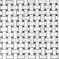 White, Black 12x12 Matte Gres Porcelain Basketweave Mosaic Tile