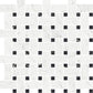 White, Black 12x12 Matte Gres Porcelain Basketweave Mosaic Tile