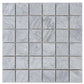 Smoke Blue 12x12 Matte Gres Porcelain Square Mosaic Tile - Sample