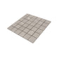 Ash Gray 12x12 Matte Gres Porcelain Square Mosaic Tile - Sample
