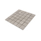 Ash Gray 12x12 Matte Gres Porcelain Square Mosaic Tile