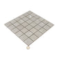 Ash Gray 12x12 Matte Gres Porcelain Square Mosaic Tile