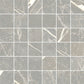 Ash Gray 12x12 Matte Gres Porcelain Square Mosaic Tile