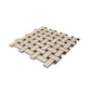 Beige, Brown 12x12 Matte Gres Porcelain Basketweave Mosaic Tile