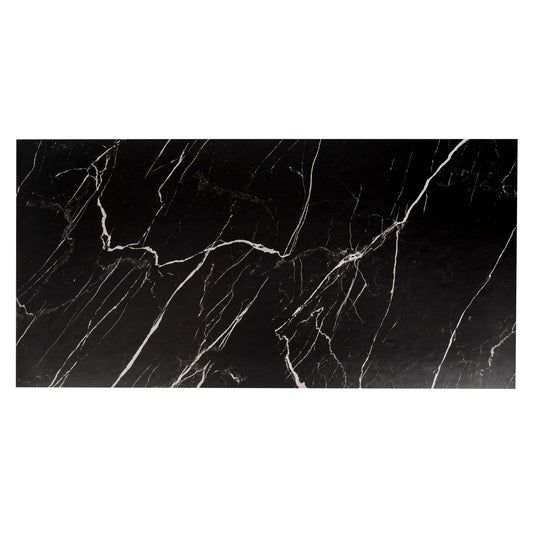 Nero Black 24x48 Matte Porcelain Large Tile