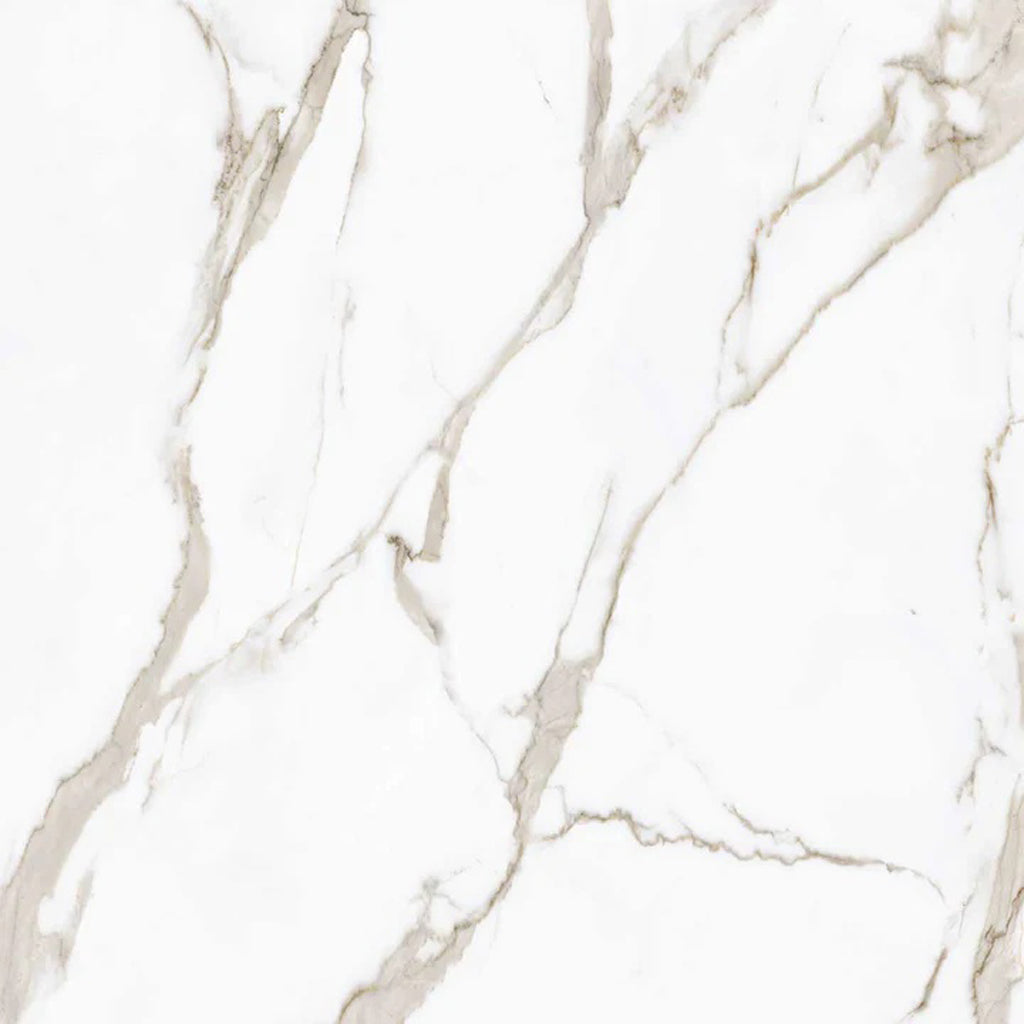 Beige 12x12 Matte Porcelain Marble-look Vein Tile - Sample