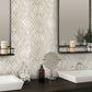 Buff Beige 12 x 12 Polished Crema Marfil, Eastern White Mosaic Tile