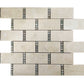 Stone Beige 12x13 Polished Crema Marfil, Dream Mosaic Tile Sample